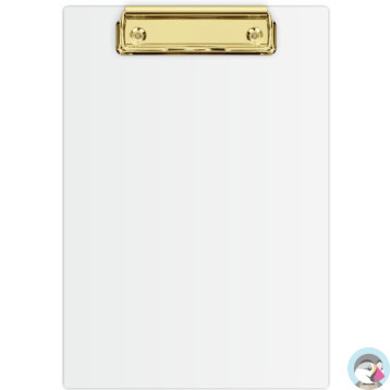 Deska z klipem Clipboard A5 biała (złoty mechanizm) KHG-00-10 BIURFOL