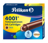 Naboje krótkie brązowe TP/6 311928 PELIKAN