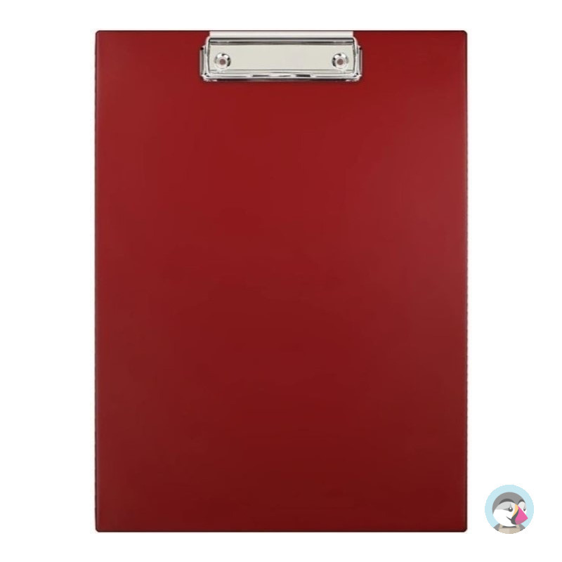 Deska z klipem Clipboard A4 czerwona NATUNA
