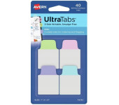 Zakładki indeksujące samoprzylepne 25,4x38,1mm przezroczyste z pastelową zakładką Ultra Tabs 74761 AVERY ZWECKFORM