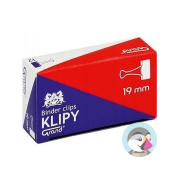 Klip biurowy 19mm do dokumentów (3/4 cala) praktyczny 110-1092 GRAND