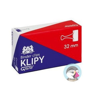 Klip biurowy 32mm do grubszych dokumentów (1 1/4 cala) 110-1094 GRAND