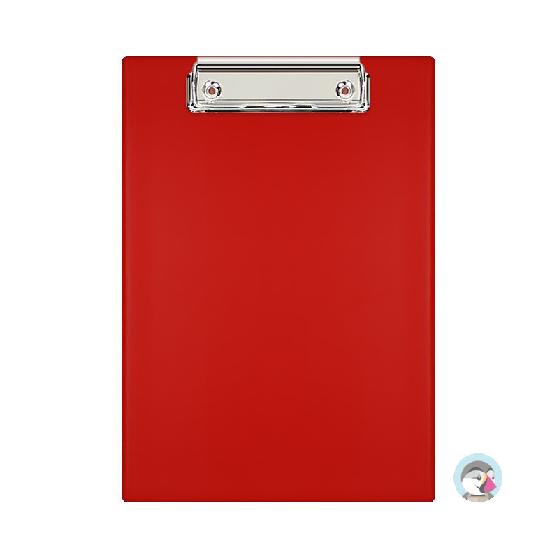 Deska z klipem Clipboard A5 czerwona KH-00-04 BIURFOL