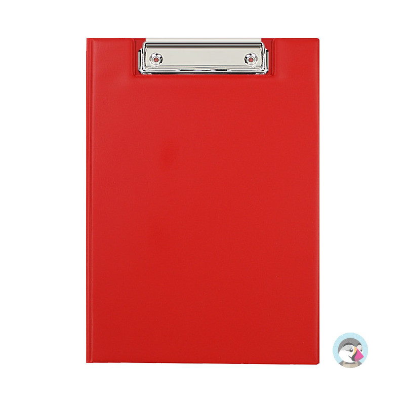 Teczka z klipem zamykana Clipboard A5 czerwona KH-03-04 BIURFOL