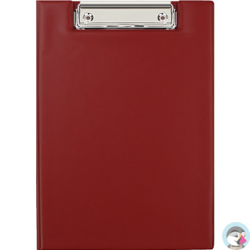 Teczka z klipem zamykana Clipboard A5 bordowa KH-03-05 BIURFOL