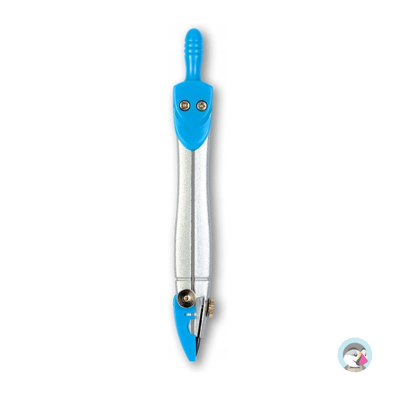 Cyrkiel szkolny z grafitem 2mm PC-100 niebieski TT8002 PENMATE