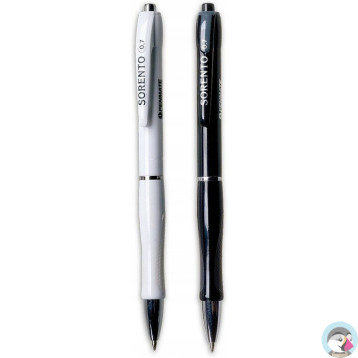 Długopis SORENTO Black- White TT7164 PENMATE