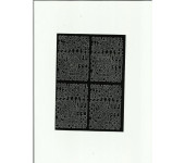 LITERY samoprzylepne 0.7cm (8) czerwone ARTDRUK
