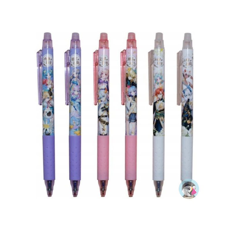 Długopis usuwalny automatyczny 0,5mm niebieski Korean Flower Manga MG AKPJ23006