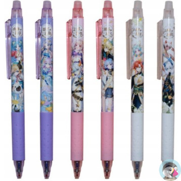 Długopis usuwalny automatyczny 0,5mm niebieski Korean Flower Manga MG AKPJ23006