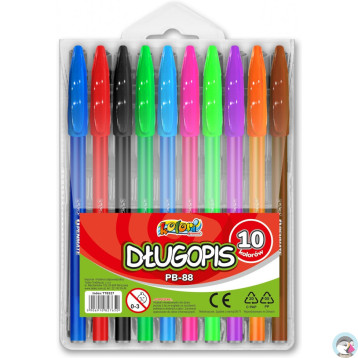 Długopis KOLORI PB-88 10 kolorów TT8327