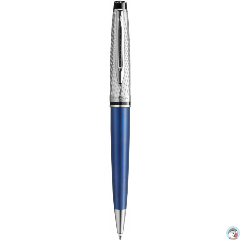 Długopis EXPERT DELUX Metalic niebieski CT WATERMAN 2187683