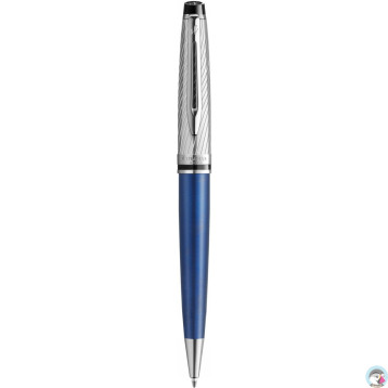 Długopis EXPERT DELUX Metalic niebieski CT WATERMAN 2187683