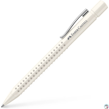Długopis automatyczny GRIP 2010 kremowy (coconut milk) wkład M niebieski 243908 Faber-Castell