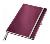 Notatnik twardy LEITZ STYLE A4 kratka ciemnoczerwony 44760028