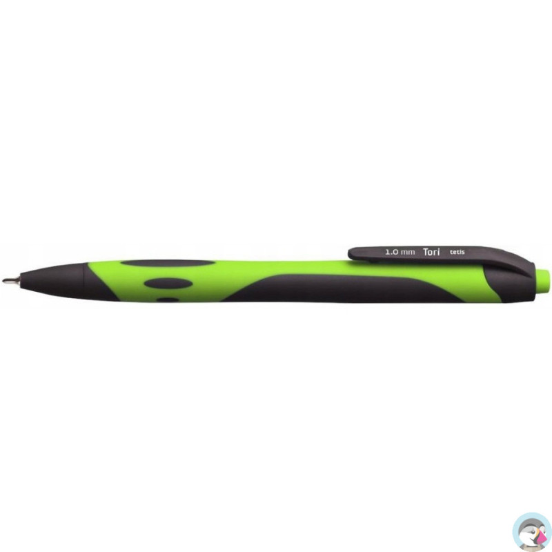 Długopis olejowy TORI 1.0mm, mix kol.obudowy wkład niebieski KD913-NM TETIS
