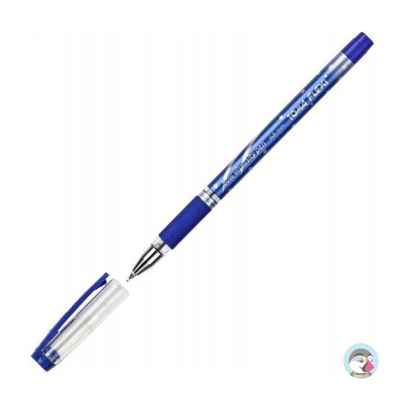 Długopis FLEXI niebieski 0.5mm TO-076 TOMA