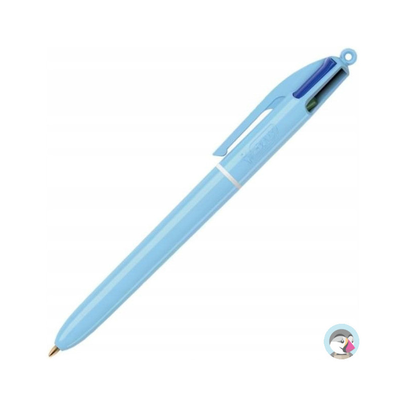 Długopis 4 COLOURS pastel niebieski BIC