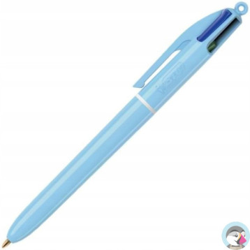 Długopis 4 COLOURS pastel niebieski BIC