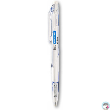 Długopis automatyczny 0,5mm niebieski, niebieska obudowa KD706-NN TETIS