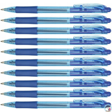 Długopis pstrykany WOW BK417 niebieski (10sztuk) PENTEL