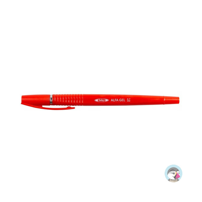 Długopis żelowy ALFA ROLLER GEL czerwony 79224 TODAYS