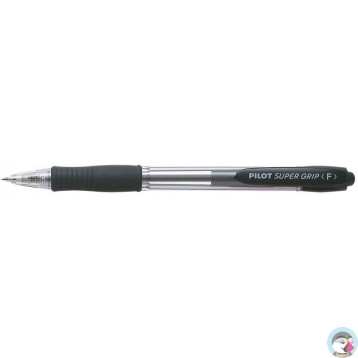 Długopis olejowy PILOT SUPER GRIP czarny PIBPGP-10R-B