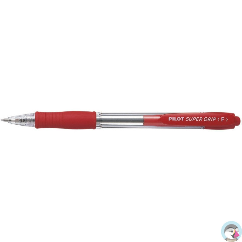 Długopis olejowy PILOT SUPER GRIP czerwony PIBPGP-10R-R