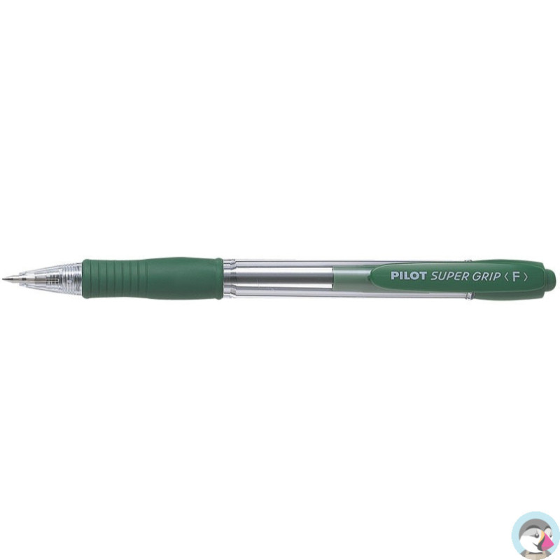 Długopis olejowy PILOT SUPER GRIP zielony PIBPGP-10R-G
