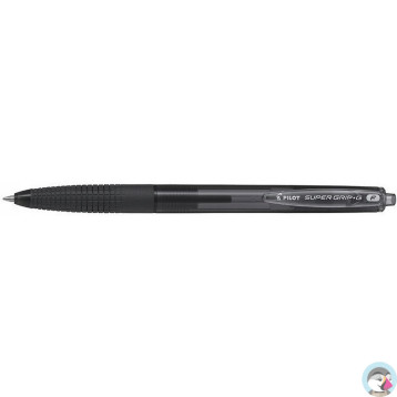 Długopis olejowy automatyczny czarny PILOT SUPER GRIP BPGG-8R-F-BB