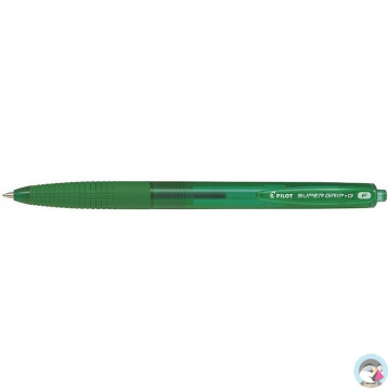 Długopis olejowy automatyczny PILOT SUPER GRIP zielony BPGG-8R-F-GG