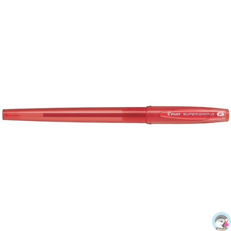 Długopis olejowy ze skuwką PILOT SUPER GRIP czerwony BPS-GG-F-R
