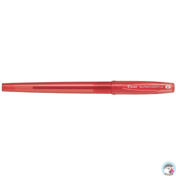 Długopis olejowy ze skuwką PILOT SUPER GRIP czerwony BPS-GG-F-R