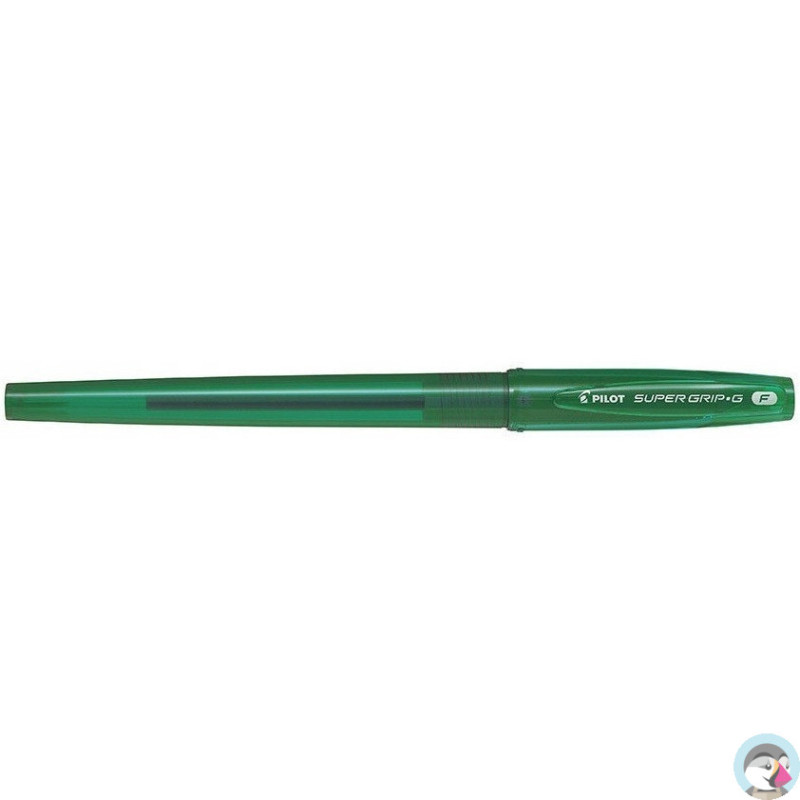 Długopis olejowy ze skuwką PILOT SUPER GRIP zielony BPS-GG-F-G