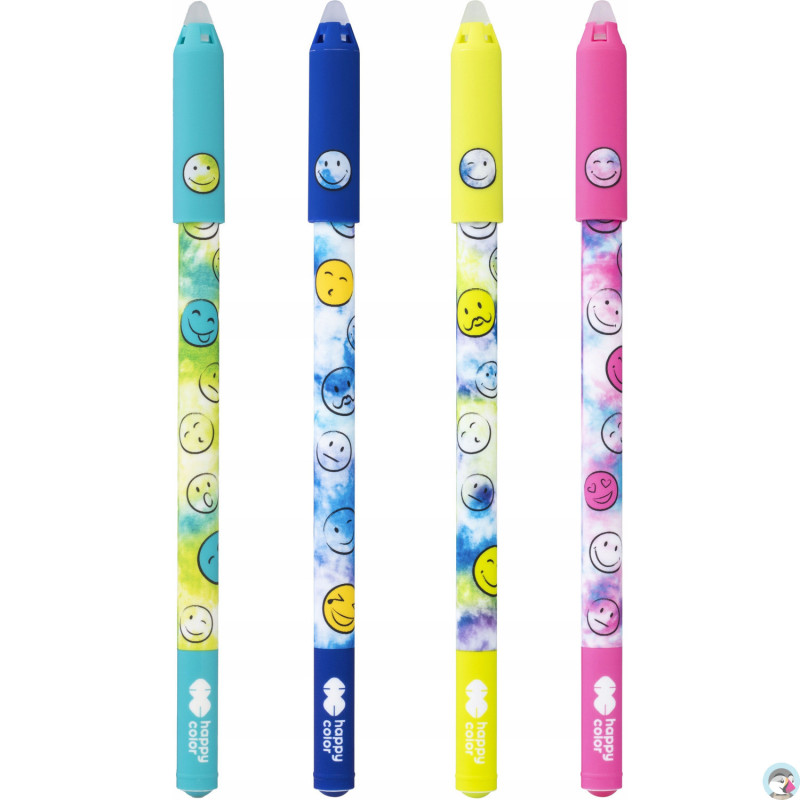 Długopis wymazywalny Smile 0,5 mm niebieski HA 4120 01SM-3 HAPPY COLOR