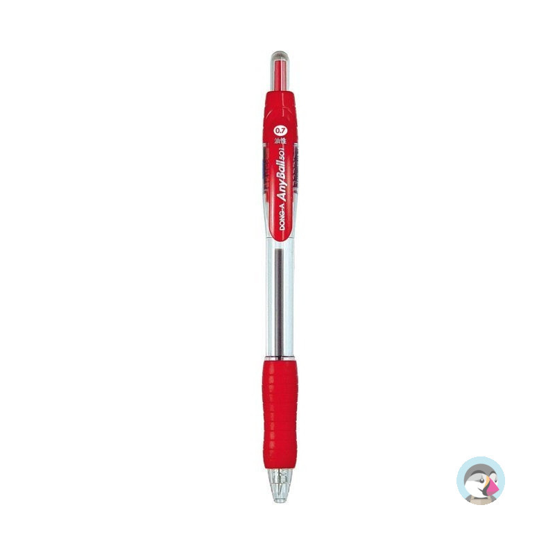 Długopis DONG-A SHABITY-S/ANYBALL czerwony TT5430