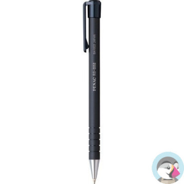 Długopis RB-085B PENAC czarny 1.0mm PBA100206M-05