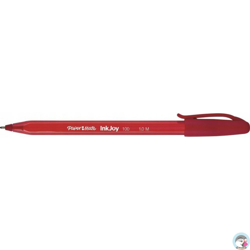 Długopis INKJOY 100 CAP M czerwony S0957140 Paper Mate