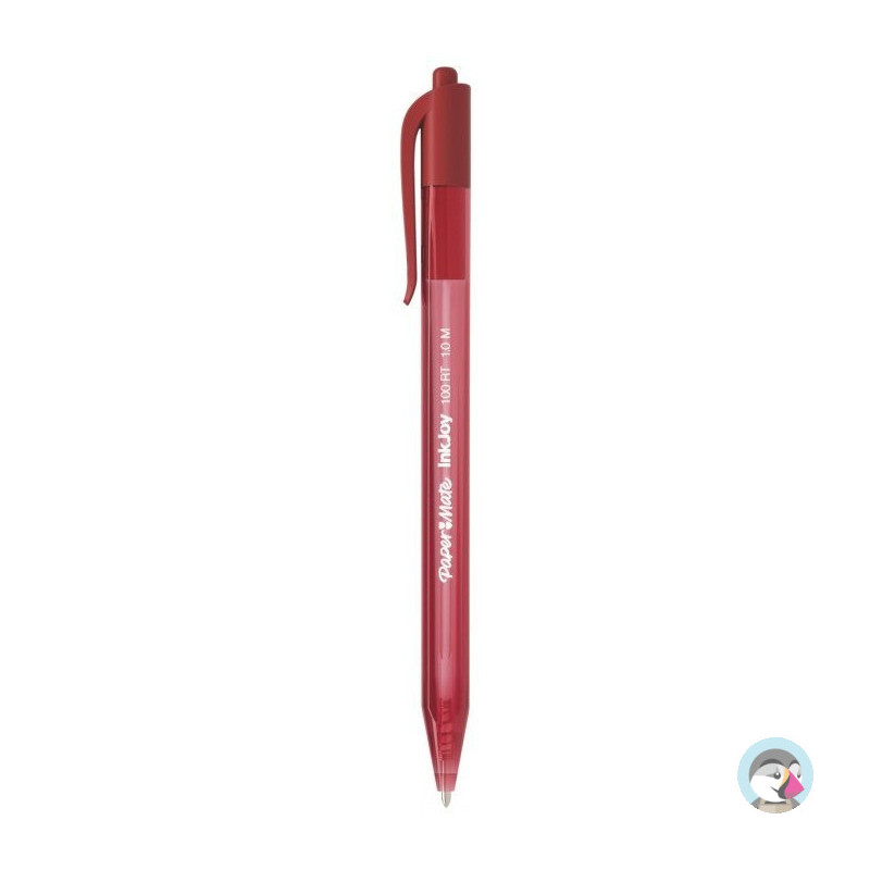 Długopis INKJOY 100RT M czerwony PAPER MATE 1.0mm automatyczny S0957050