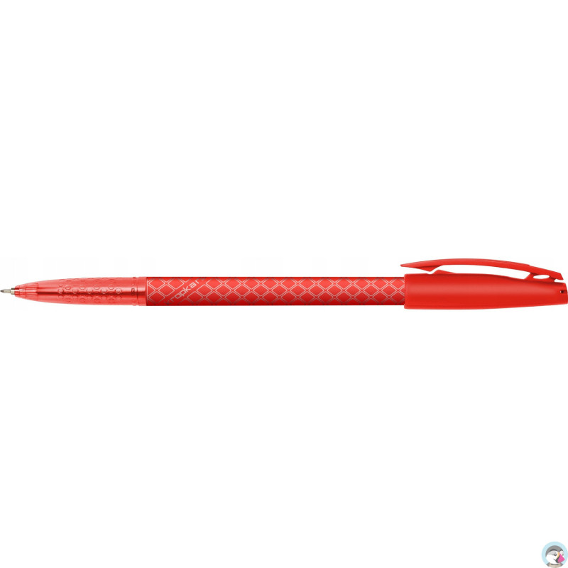 Długopis KROPKA RS 0,7mm czerwony 452-001 RYSTOR