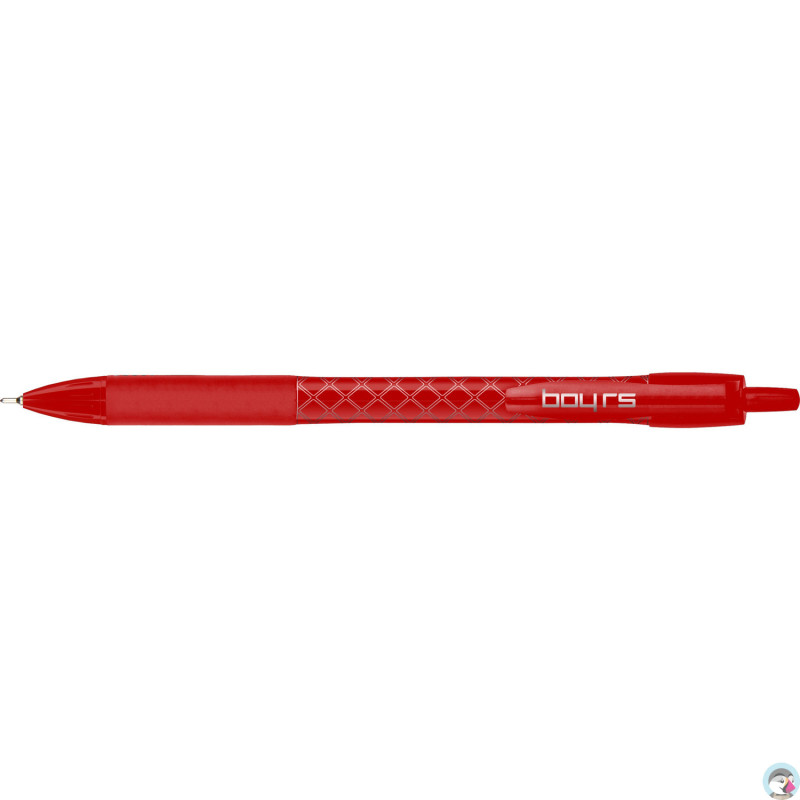 Długopis automatyczny BOY RS 0.7mm czerwony RYSTOR 454-001