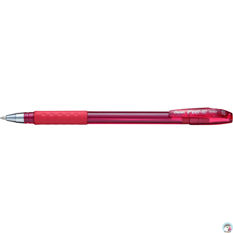Długopis olejowy BX487 czerwony PENTEL