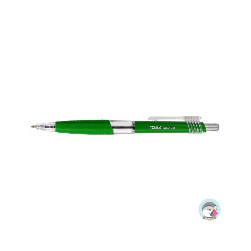 Długopisy automatyczny MEDIUM 1.0mm zielony TOMA TO-038