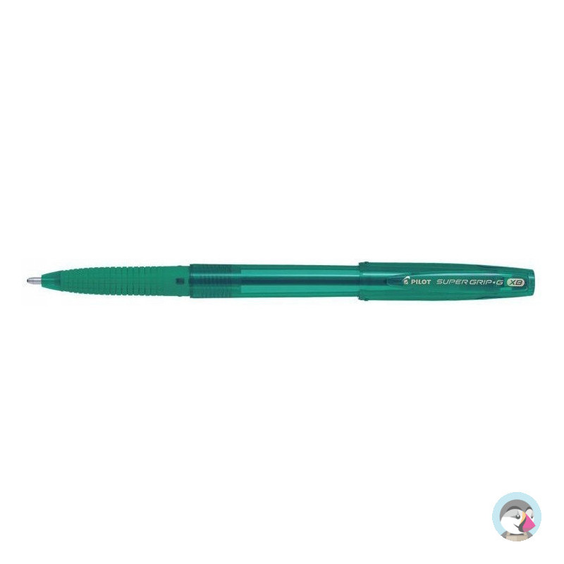 Długopis Pilot Super Grip G ze skuwką XB zielony BPS-GG-XB-G