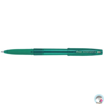 Długopis Pilot Super Grip G ze skuwką XB zielony BPS-GG-XB-G