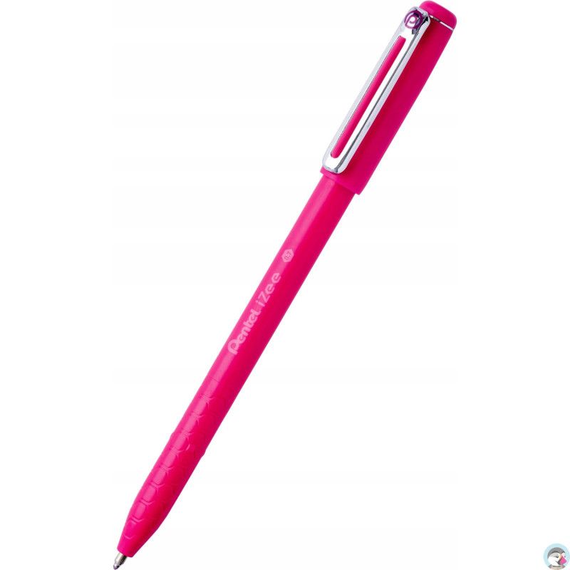 Długopis olejowy z nasadką IZEE BX457-P różowy PENTEL