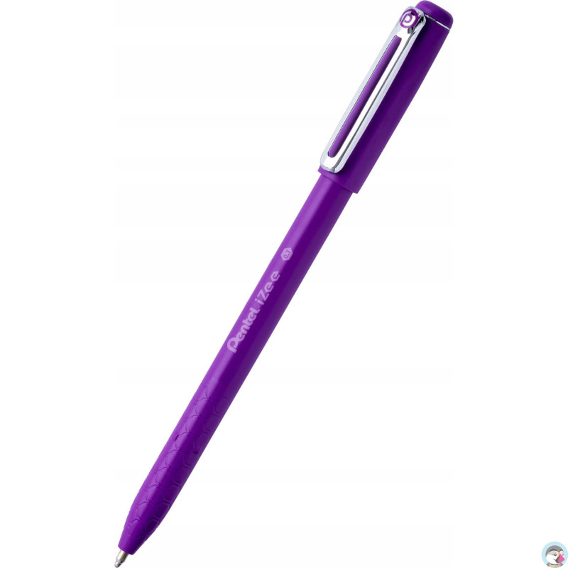 Długopis olejowy z nasadką IZEE BX457-V fioletowy PENTEL