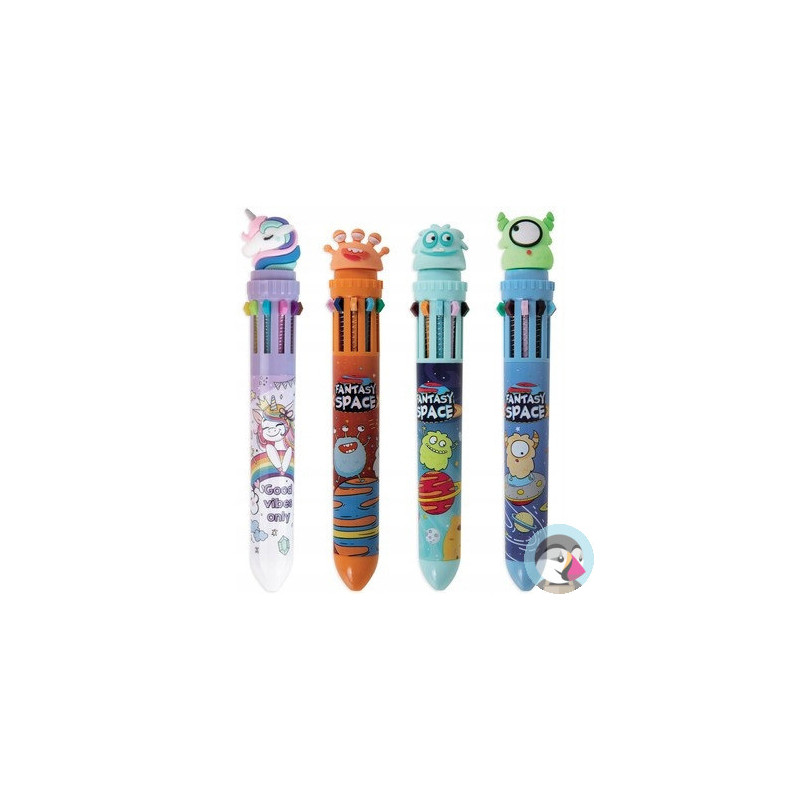Długopis wielokolorowy MONSTER&UNICORN STRIGO SSC167