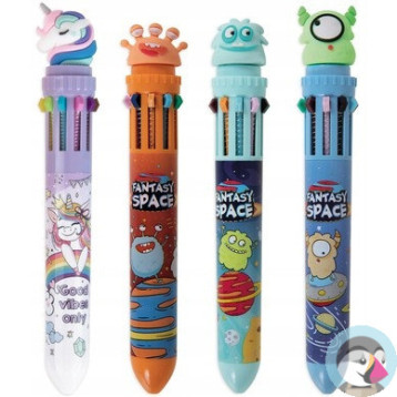 Długopis wielokolorowy MONSTER&UNICORN STRIGO SSC167