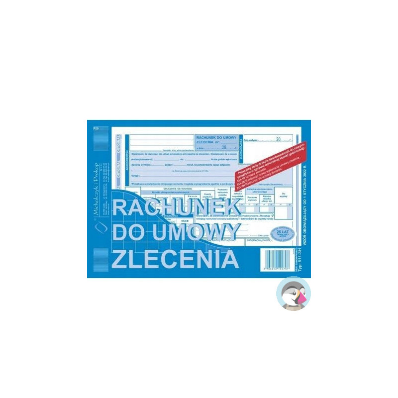511-3H Rachunek do umowy zlecenia A5 Michalczyk i Prokop